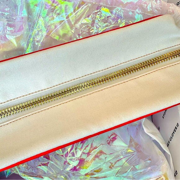 Stoney Clover Lane x Coca Cola Embroidered Large Pouch NWT - Picture 9 of 13